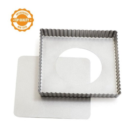 Square Loose Bottom Tart & Quiche Tin, 21cm