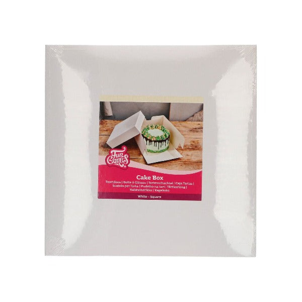 Square White Cake Box, 30cm