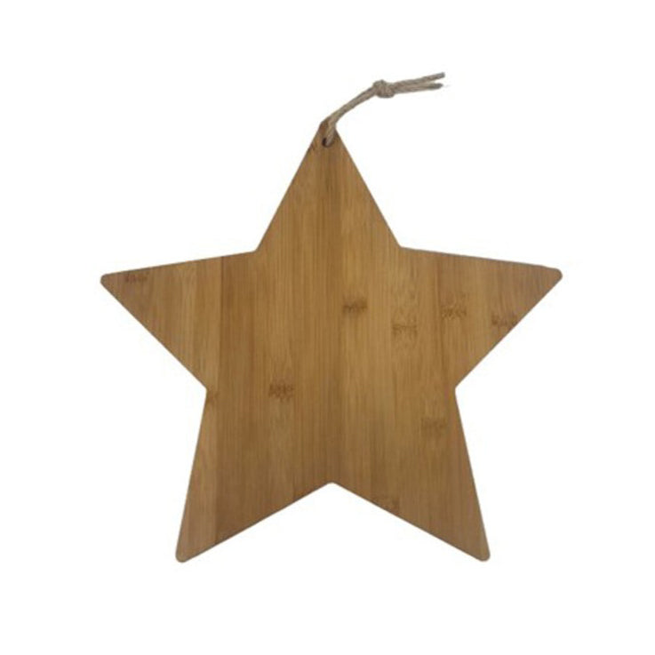 Star Shaped Bamboo Chopping & Serving Board