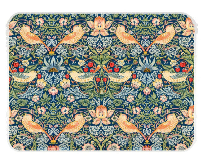 Glass Worktop Saver, Strawberry Thief, 50cm x 40cm