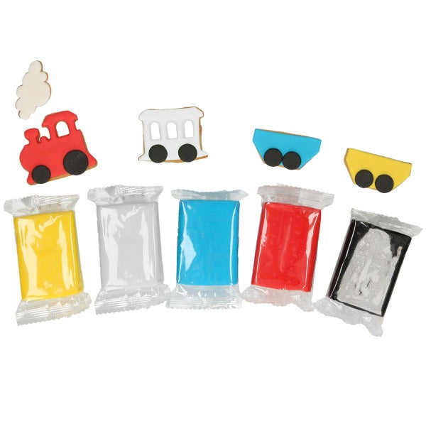 FunCakes Sugar Paste Multipack, 5 x 100g, Primary Colours