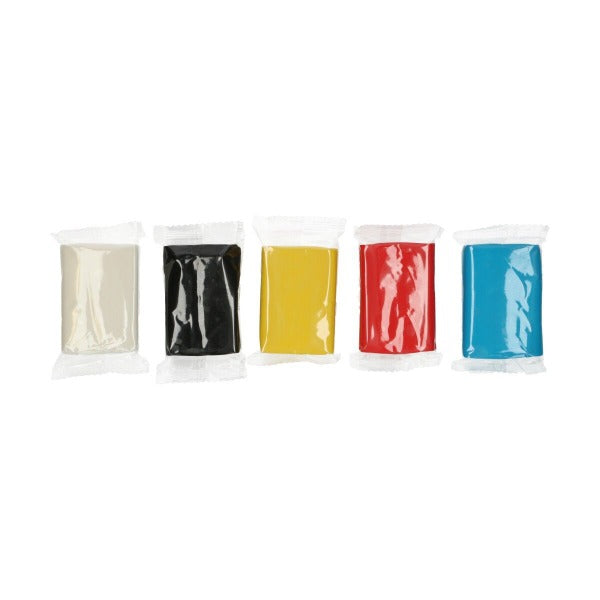 FunCakes Sugar Paste Multipack, 5 x 100g, Primary Colours
