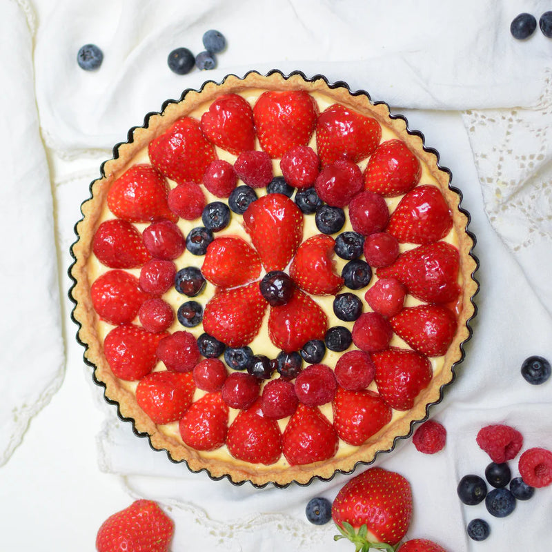 Tala Crisper Tart Tin With Perforated Holes, 28cm