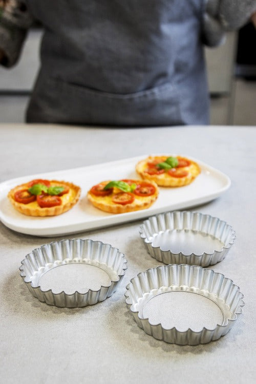 Kitchencraft Mini Loose Bottom Tart Tin, 10cm