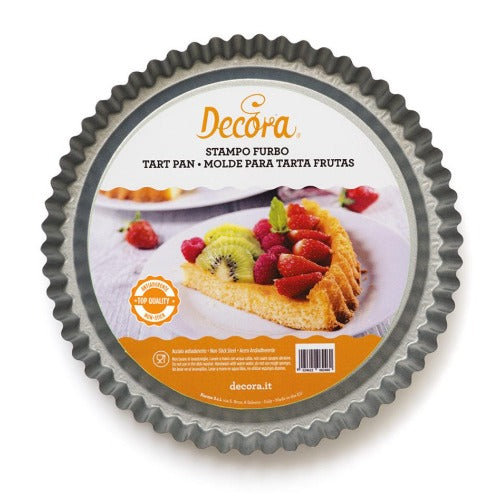 Raised Fluted Flan Tin, 24cm