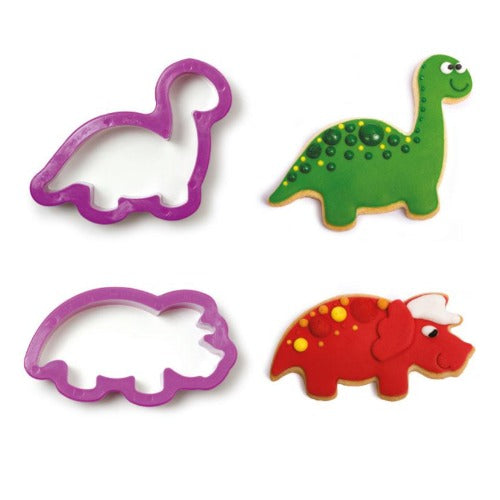 Dinosaur Cookie Cutters, Set Of 2