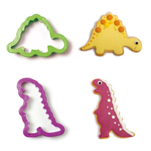 Jurassic Dinosaur Cookie Cutters, Set Of 2