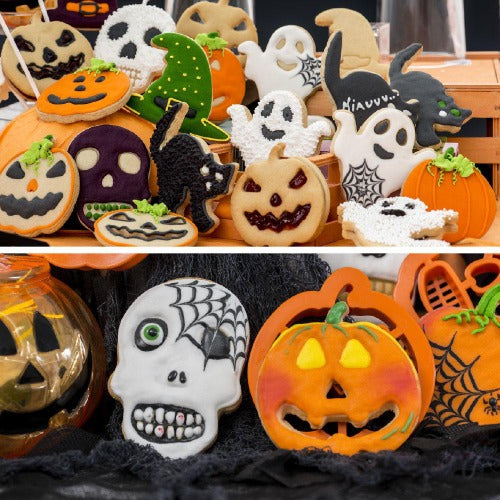 Skull & Pumpkin Cookie Cutters, Set Of 2