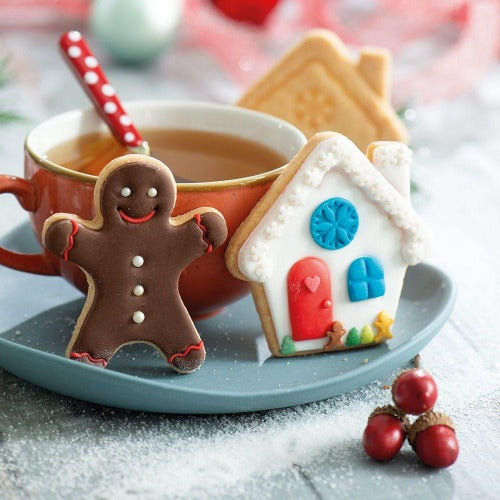 Gingerbread Man & House Cookie Cutters, Set Of 2