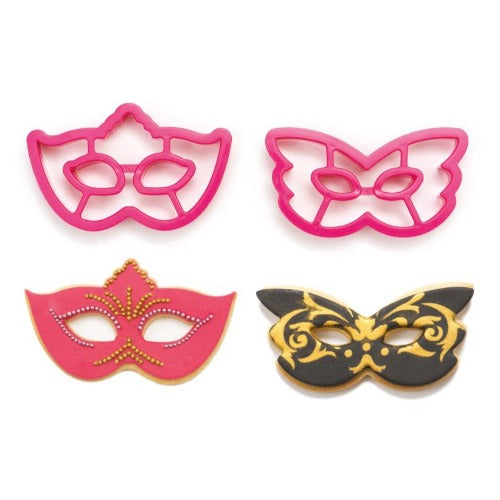 Mask Cookie Cutters, Set Of 2