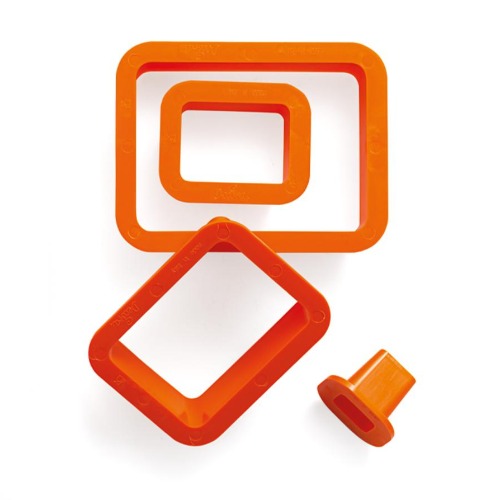 Rectangular Cookie Cutters, Set Of 4