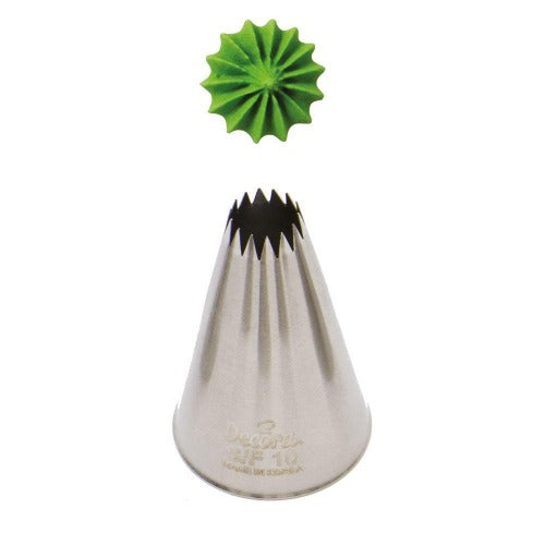 Decora French Star Icing Nozzle, 1cm