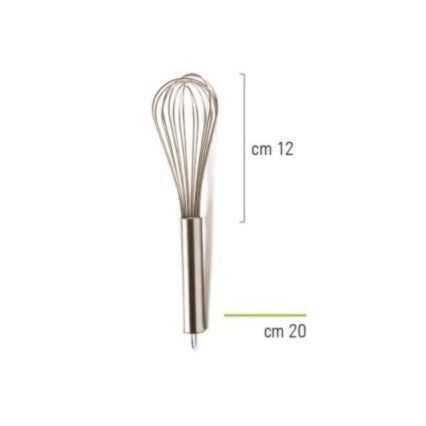 Stainless steel balloon whisk, 20cm