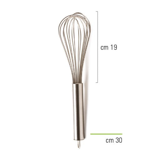 Stainless steel balloon whisk, 30cm