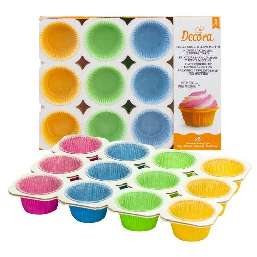Decora Muffin Baking & Serving Trays, 36 Cup