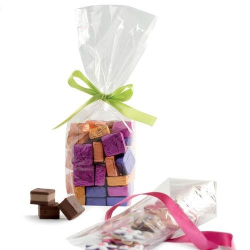 Clear Treat bags With Rigid Base, 10 Piece