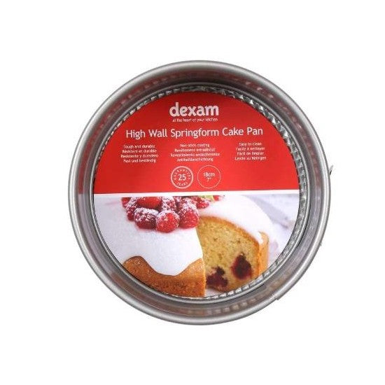 Dexam Non-Stick Deep Springform Cake Tin, 18cm