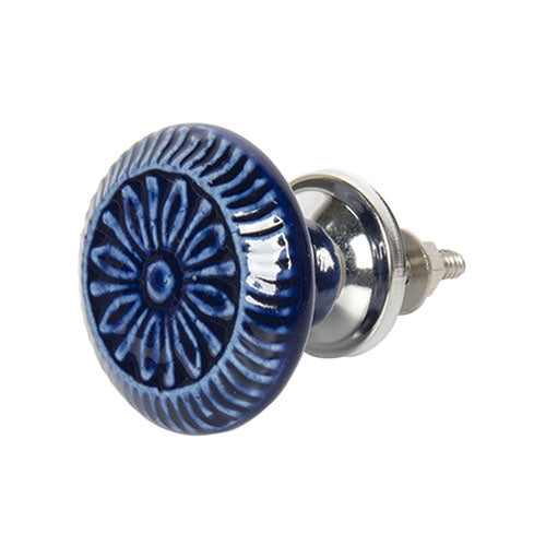 blue door knob