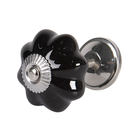 black door knob