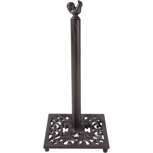 Iron Kitchen Roll Holder, Brown