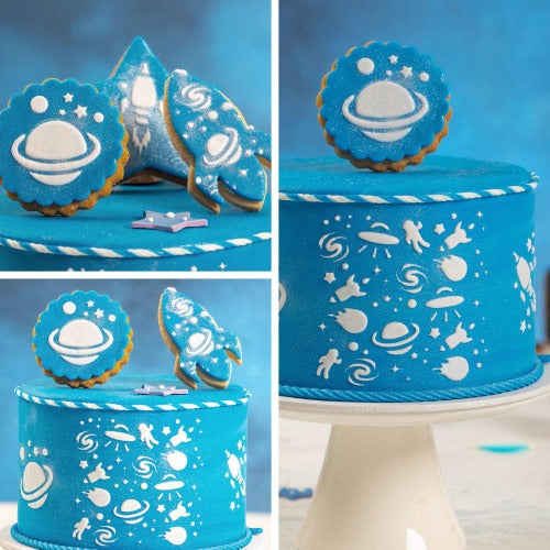 Decora Cake Stencil, Outer Space
