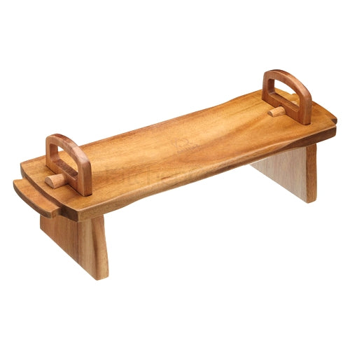 Artesà Wood Antipasti Footed Serving Platter, 37cm