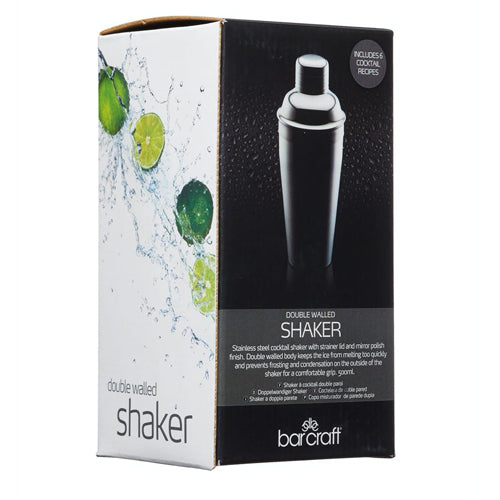 Insulated Double Walled Stainless Steel Cocktail Mixer