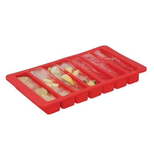 Built Water Bottle Ice Cube Tray, Red