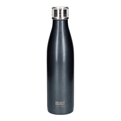 Built Double Walled Stainless Steel Water Bottle, 740ml, Charcoal
