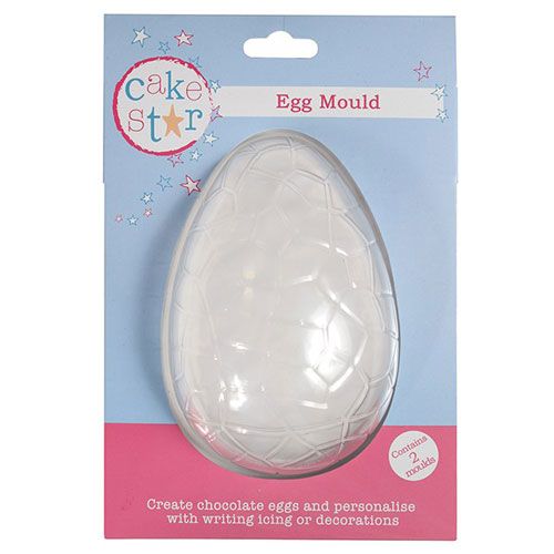 Cake Star Half Egg Mould, Set Of 2, Large(C833)