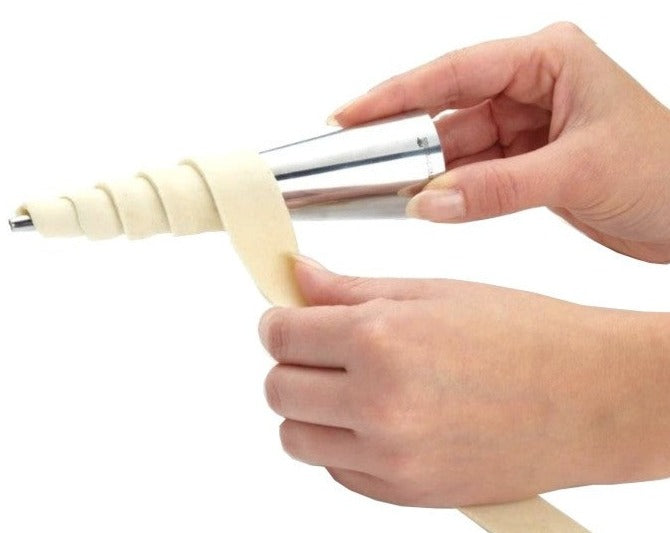 Stainless Steel Cream Horn Moulds, Set Of 6