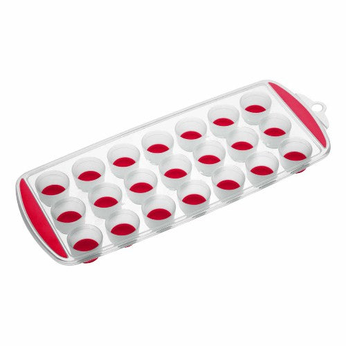Pop Out Flexible Ice Cube Tray, Red
