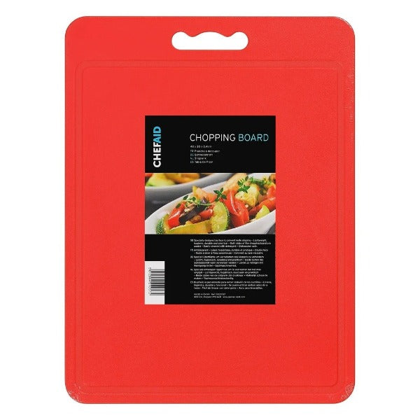 Chef Aid Chopping Board, Red