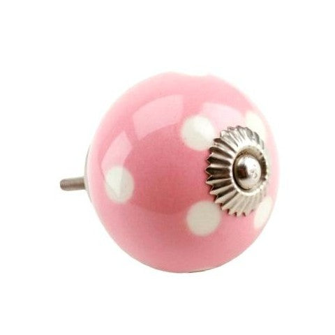 pink cupboard knob