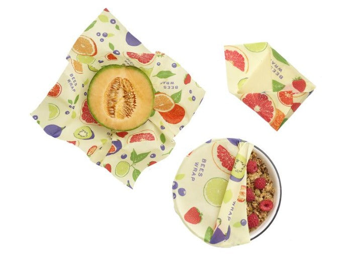 Fresh Fruit Beeswrap, Assorted, Set Of 3