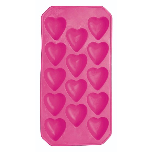 Flexible Heart Shaped Chocolate & Ice Mould Tray