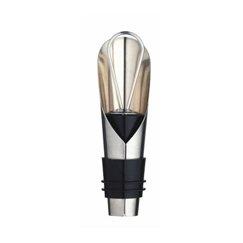 BarCraft Stainless Steel Wine Pourer with Stopper