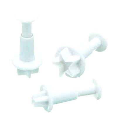 Kitchencraft Star Fondant Plunger Cutters, Set of 3