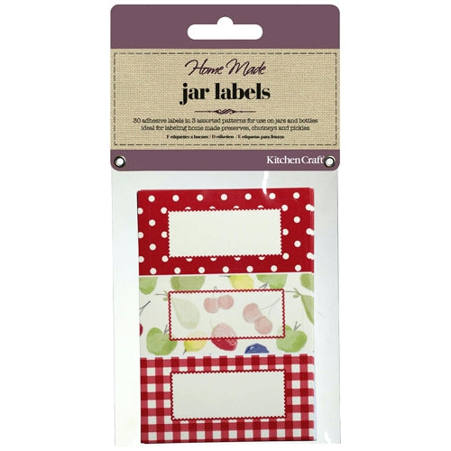 Self-Adhesive Jam Jar Labels, Orchard, Pack of 30