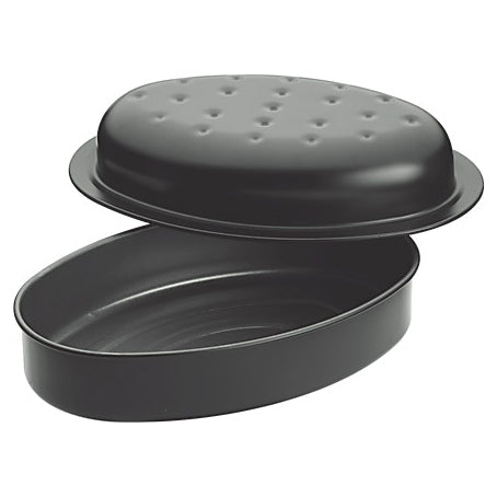 Masterclass Non-Stick Covered Oval Roasting Pan