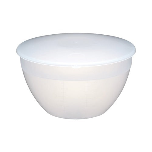 Kitchencraft Plastic Pudding Bowl with Lid, 3 Pint/1.7l
