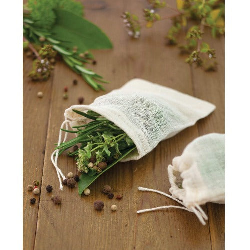 Reusable Cotton Spice Bags, Pack Of 4