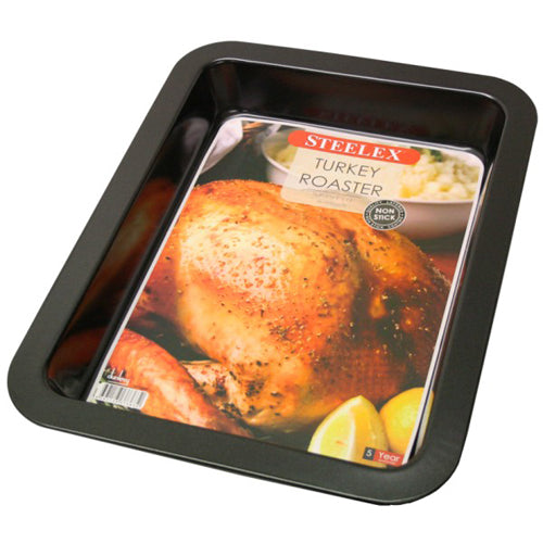 Steelex Large Roasting Pan, 42cm (D632)