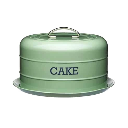 Living Nostalgia Domed Cake Tin, Sage Green (K64H)