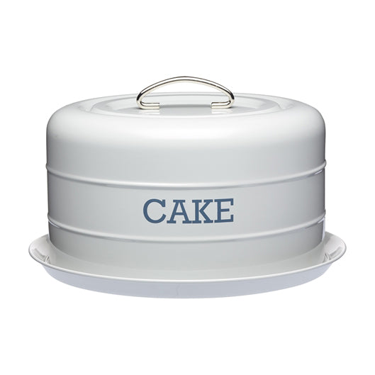 Living Nostalgia Domed Cake Tin, French Grey (ke57)