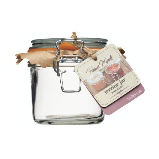 Glass Clip Top Preserving Terrine Jar, 350ml