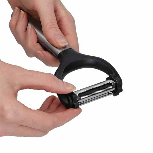 MasterClass Stainless Steel Three-in-One Peeler