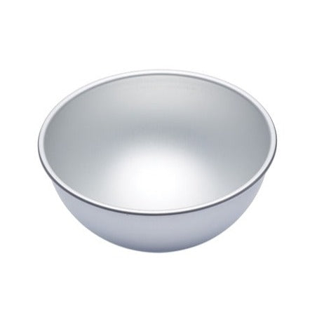 Silver Anodised Hemisphere Cake Tin, 20cm (k09n)