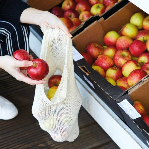 KitchenCraft Reusable Eco-Friendly Cotton Shopping Bags, Set Of 3