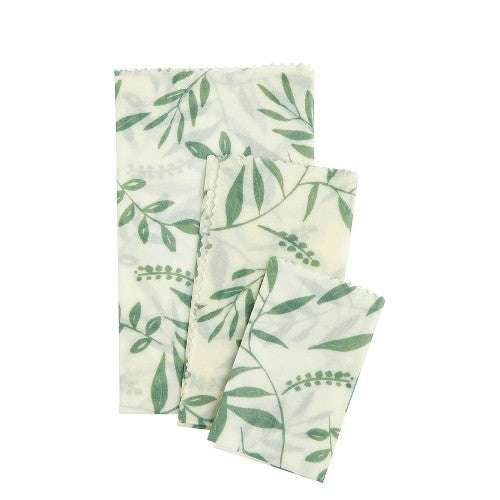 KitchenCraft Reusable Vegan Food Wrap, 3 Sheets